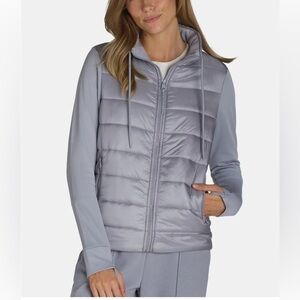 Women's Gray Puffer Jacket